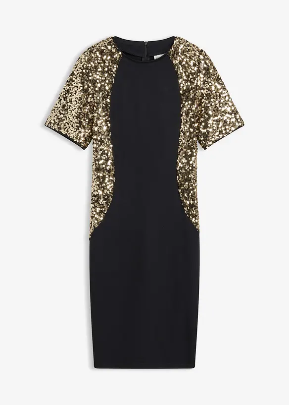 Miniabito con paillettes, bonprix