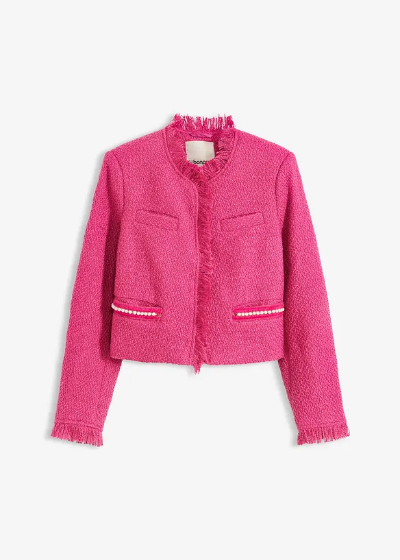 Blazer cropped in bouclé, bonprix