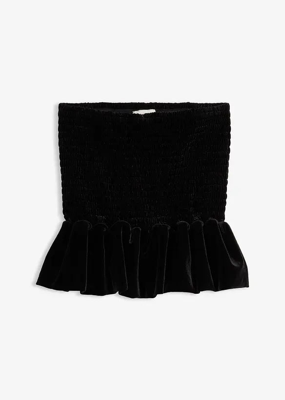 Gonna a palloncino in morbido velluto, bonprix