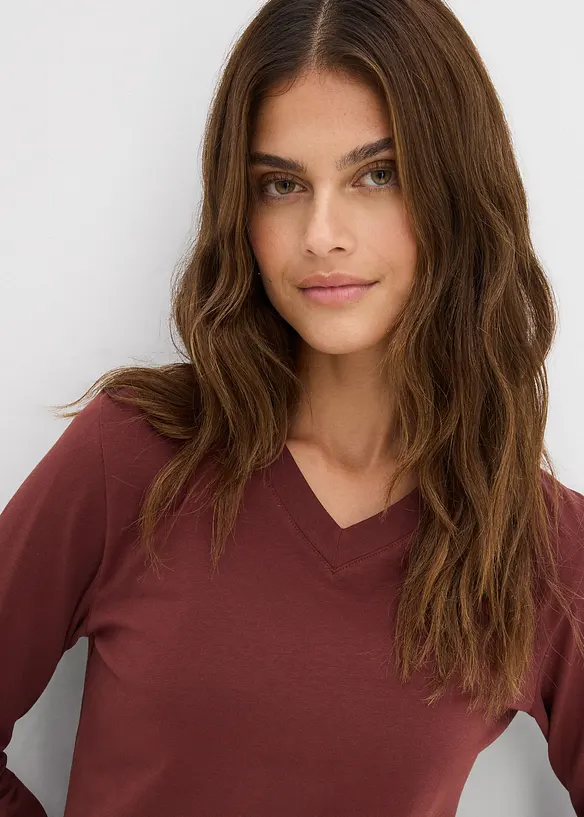 Maglia aderente a maniche lunghe, bonprix