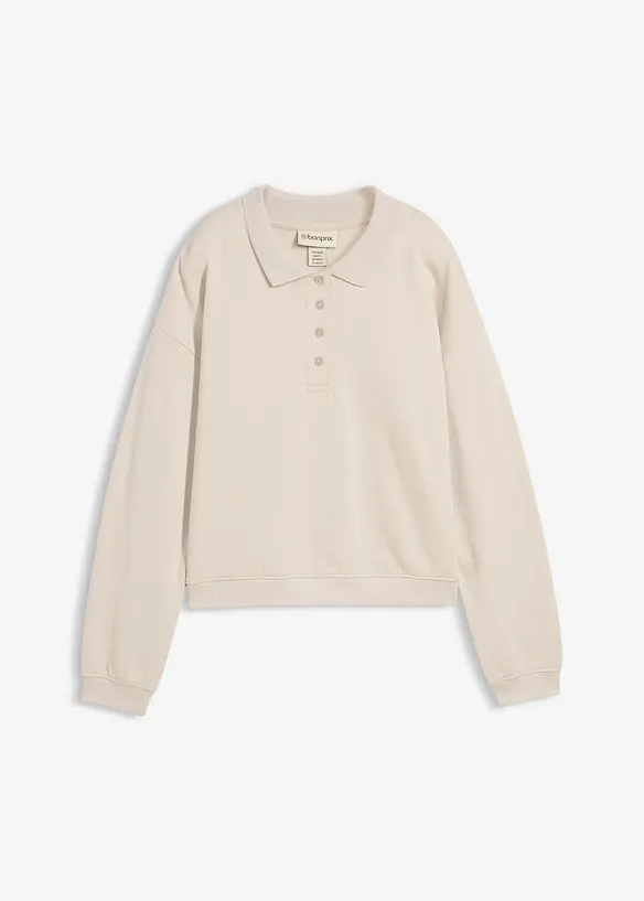 Felpa in puro cotone biologico, bonprix