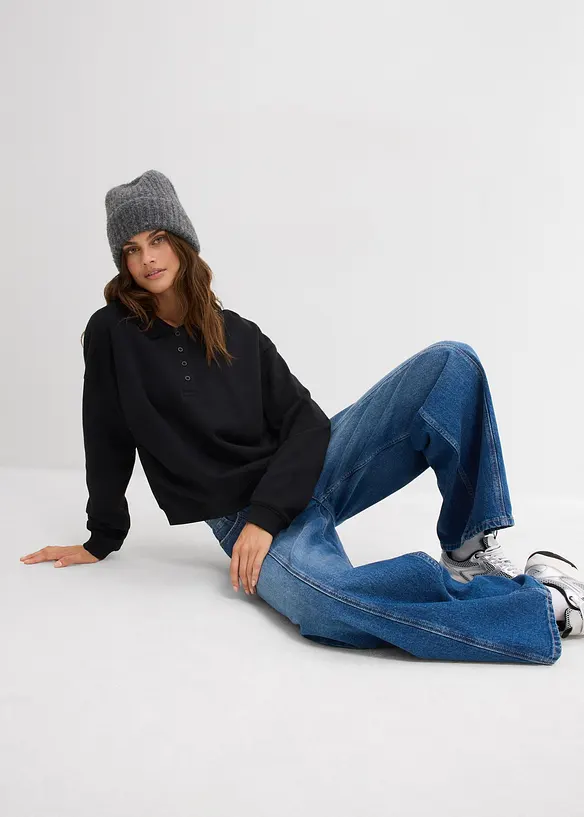 Felpa in puro cotone biologico, bonprix