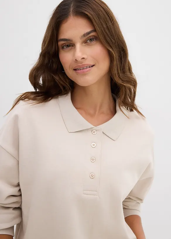 Felpa in puro cotone biologico, bonprix