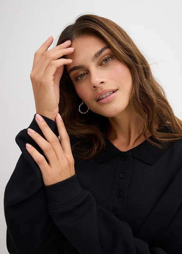 Felpa in puro cotone biologico, bonprix