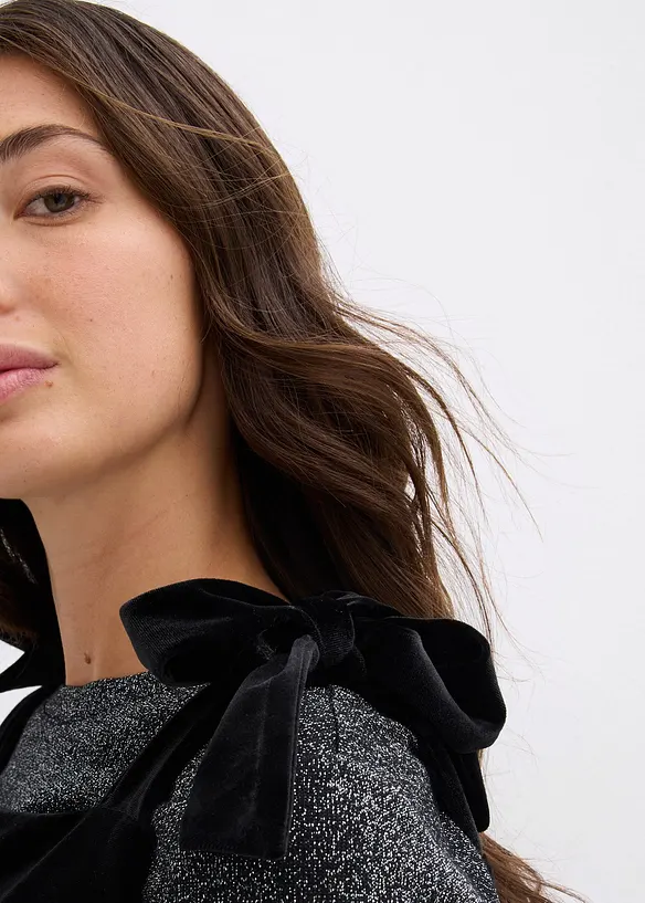 Miniabito in velluto morbido, bonprix