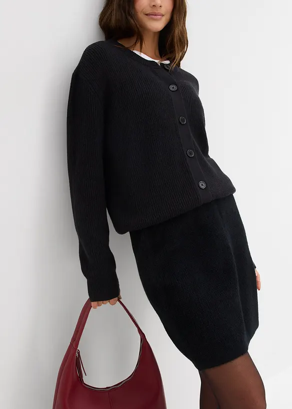 Gonna corta di maglia, bonprix