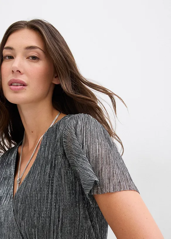 Abito corto glitterato, bonprix