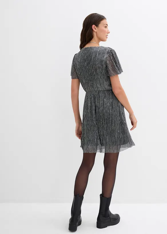 Abito corto glitterato, bonprix