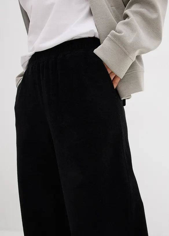 Pantaloni in spugna di jersey, bonprix