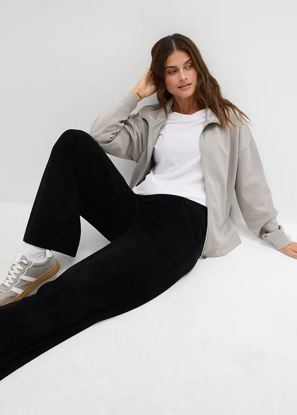 Pantaloni in spugna di jersey, bonprix