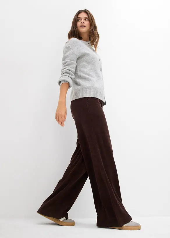 Pantaloni in spugna di jersey, bonprix