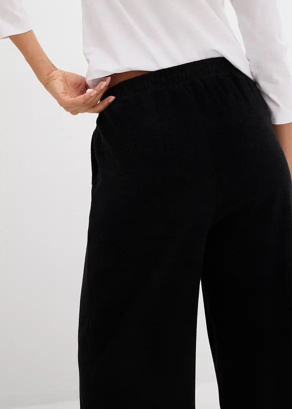 Pantaloni in spugna di jersey, bonprix