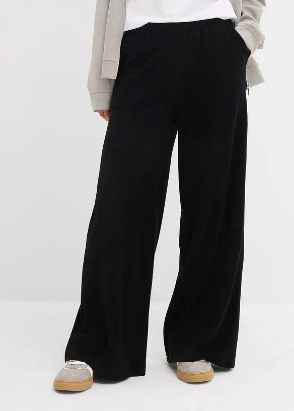 Pantaloni in spugna di jersey, bonprix