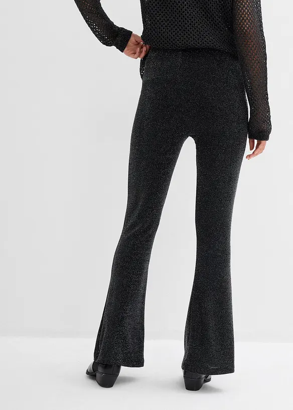 Leggings svasati glitterati, bonprix