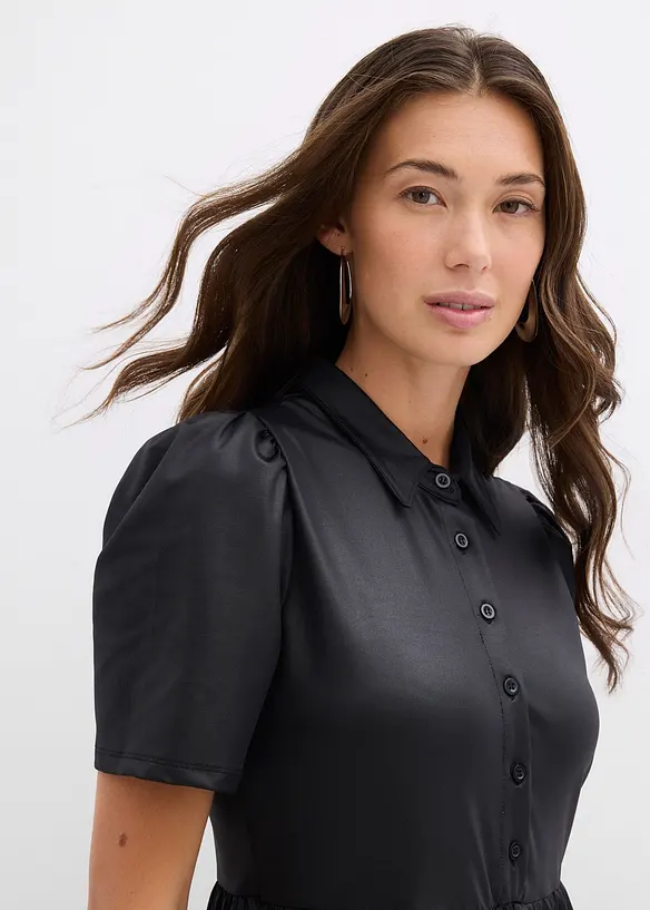 Miniabito in materiale lucido, bonprix