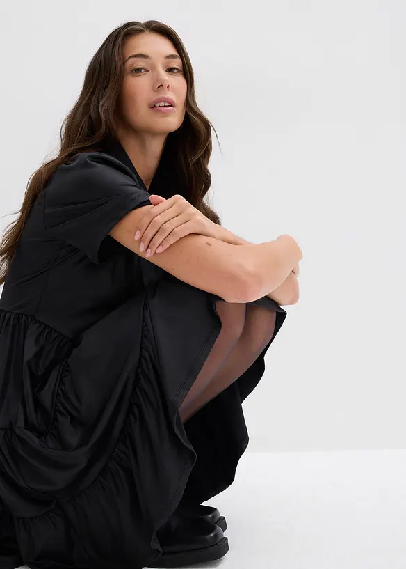 Miniabito in materiale lucido, bonprix