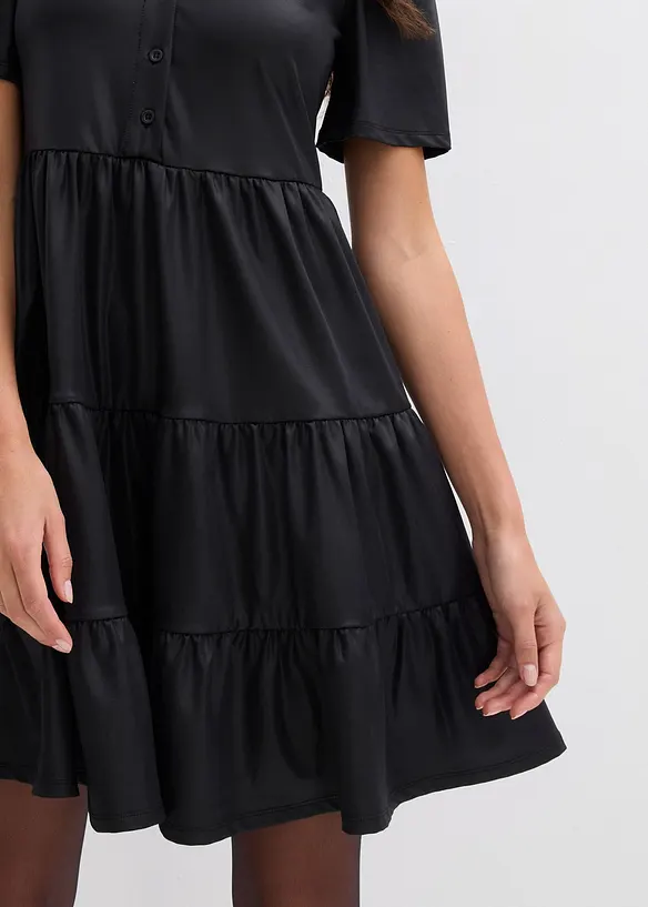 Miniabito in materiale lucido, bonprix