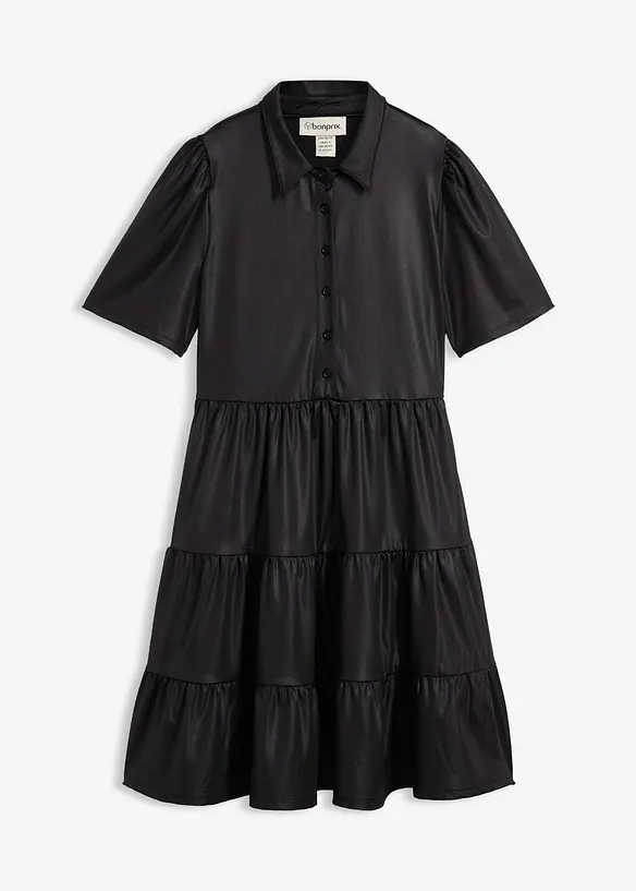 Miniabito in materiale lucido, bonprix