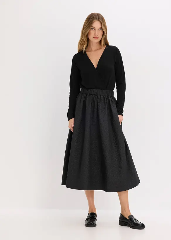 Body in misto viscosa fluente, bonprix