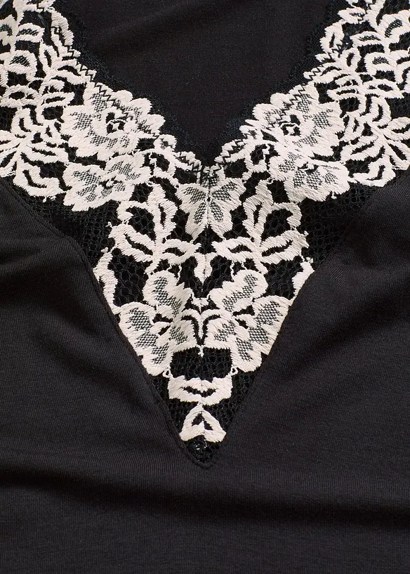 Body senza ferretto in modal morbido con pizzo, bonprix