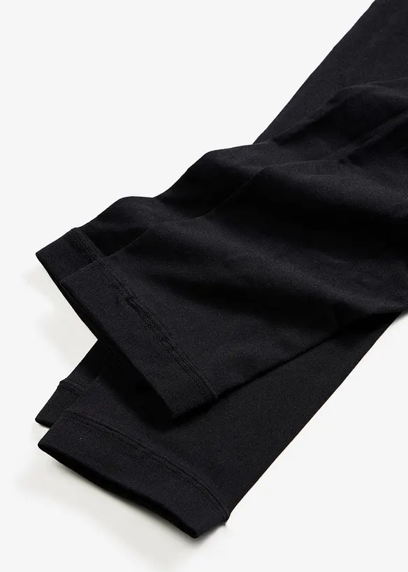 Leggings velati 50 den con fascia comoda in vita (pacco da 2), bonprix