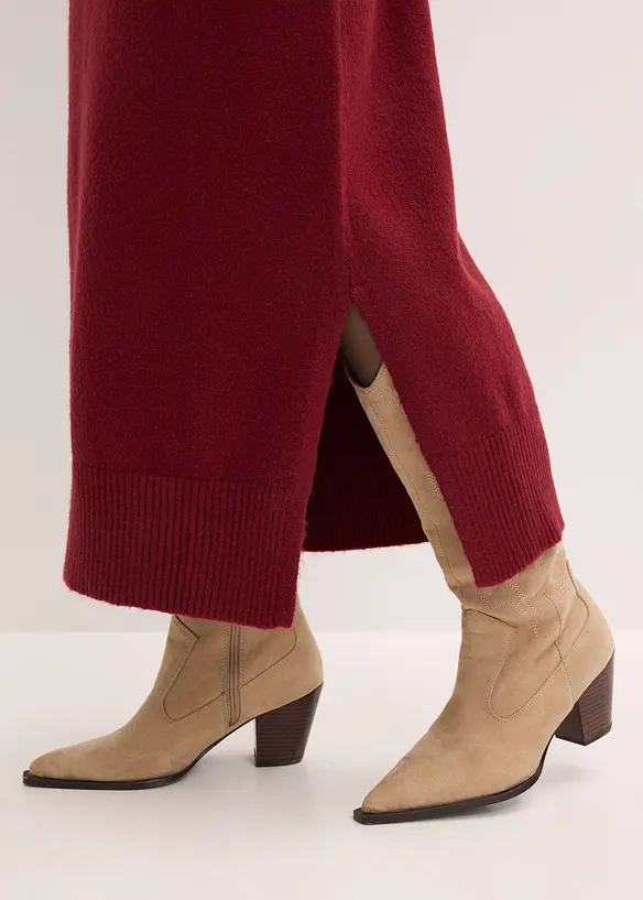 Abito midi in maglia oversize, bonprix