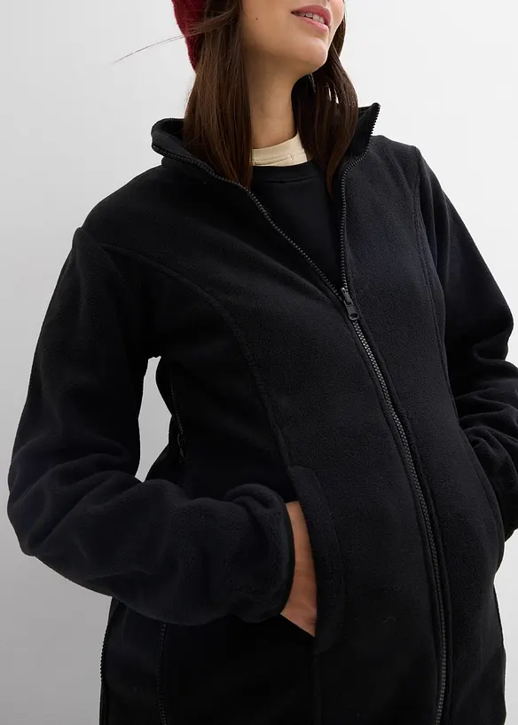 Giacca pr&eacute;maman 6 in 1 con inserto babywearing e giacca in pile staccabile, bonprix