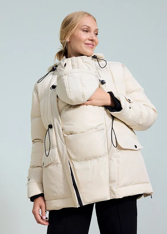 Giacca prémaman 6 in 1 con inserto babywearing e giacca in pile staccabile, bonprix