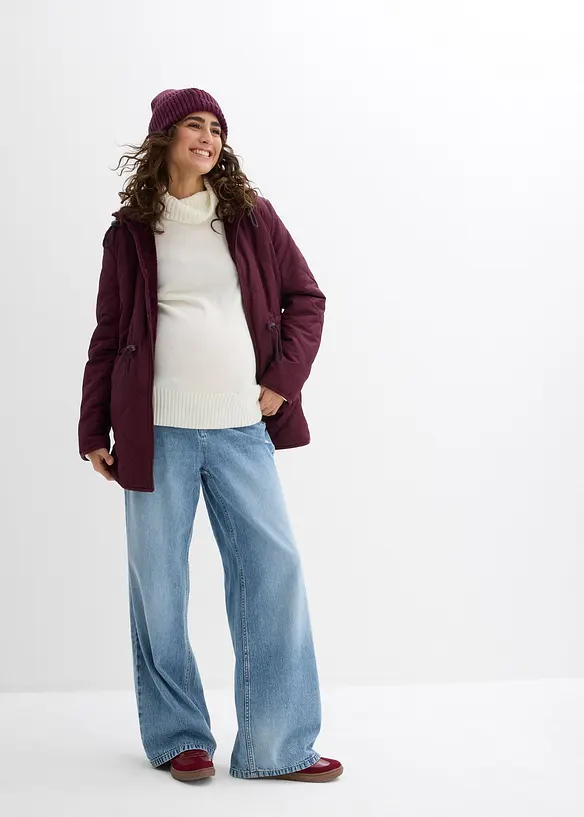 Giacca prémaman double face 6 in 1 con inserto babywearing, bonprix