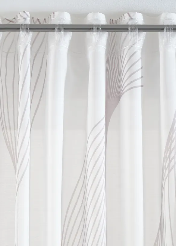 Tenda trasparente con onde (pacco da 1), bonprix