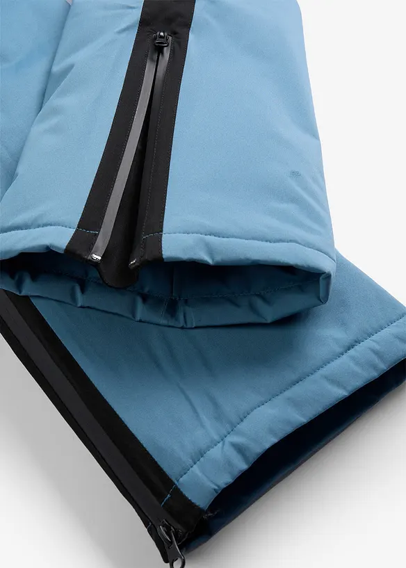 Pantaloni da neve imbottiti con ghetta paraneve, bonprix