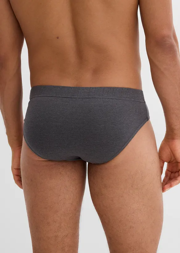 Slip alto con cotone (pacco da 5), bonprix