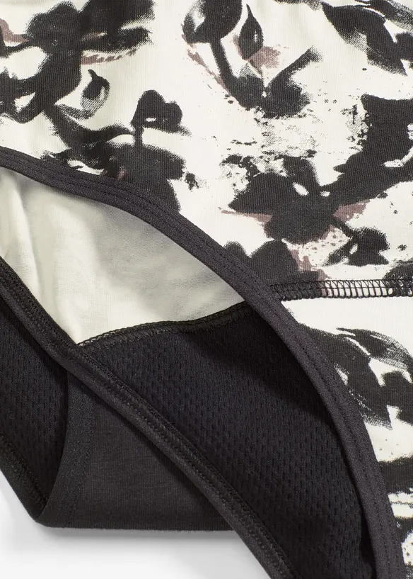 Panty mestruale in microfibra per flusso medio (pacco da 3), bonprix