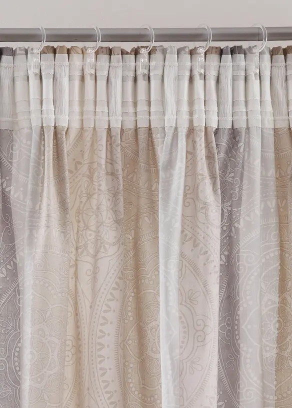 Tenda a righe con poliestere riciclato (pacco da 1), bonprix