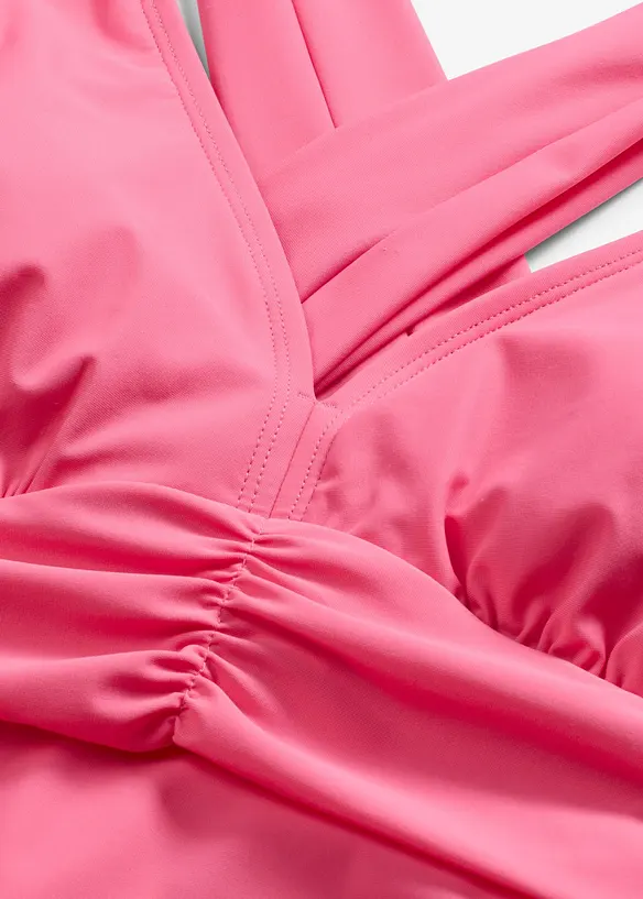 Costume intero con spalline incrociate ed effetto modellante leggero, bonprix