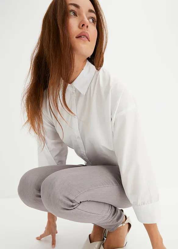 Jeans skinny, vita media, bonprix