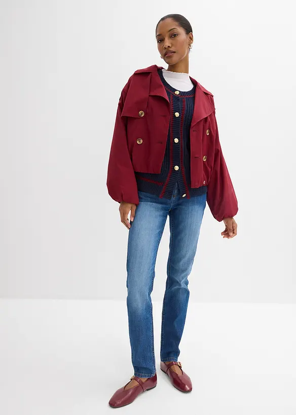 Jeans skinny elasticizzati, vita media, bonprix