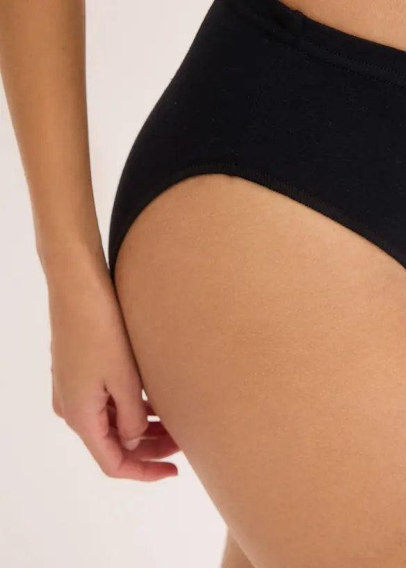 Slip alto con cotone biologico (pacco da 7), bonprix