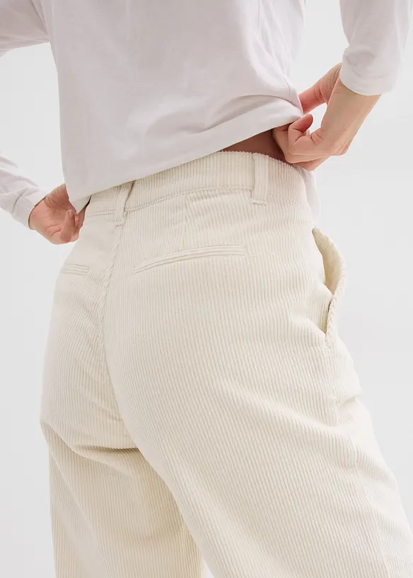 Pantaloni larghi in velluto a coste, bonprix