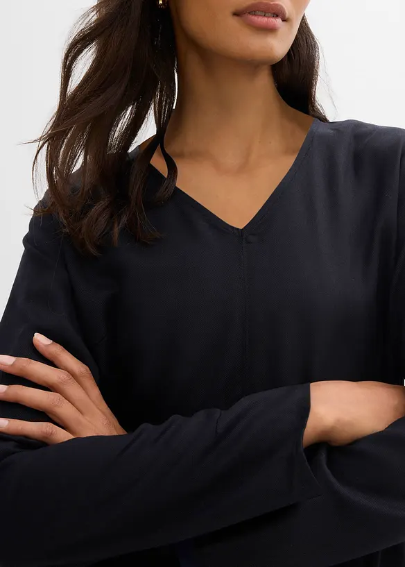 Abito in twill di lyocell fluente, bonprix