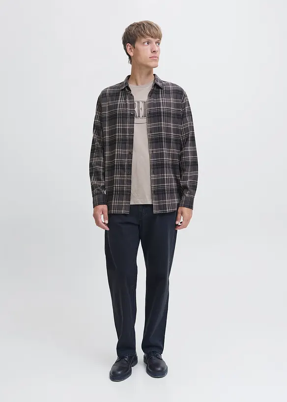 Camicia JJ REBEL in flanella di puro cotone, J&J Rebel