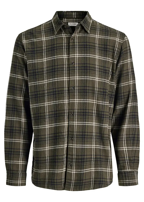 Camicia JJ REBEL in flanella di puro cotone, J&J Rebel