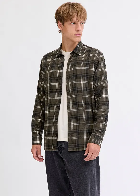 Camicia JJ REBEL in flanella di puro cotone, J&J Rebel