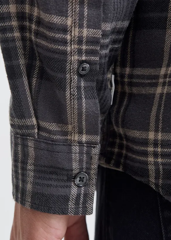 Camicia JJ REBEL in flanella di puro cotone, J&J Rebel