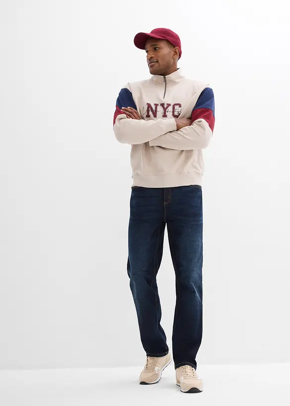 Jeans elasticizzati classic fit straight, bonprix