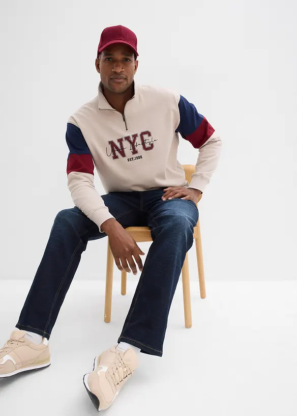 Jeans elasticizzati classic fit straight, bonprix