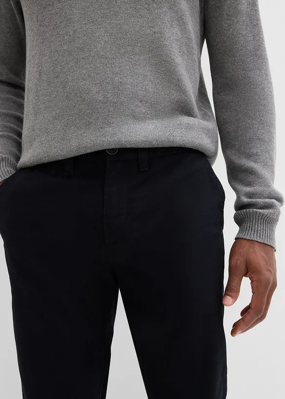 Pantaloni chino in puro cotone regular fit, straight, bonprix