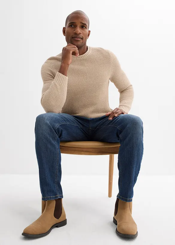 Maglione con cotone riciclato, bonprix