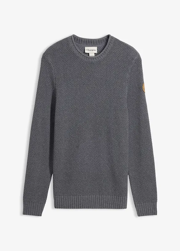 Maglione con cotone riciclato, bonprix