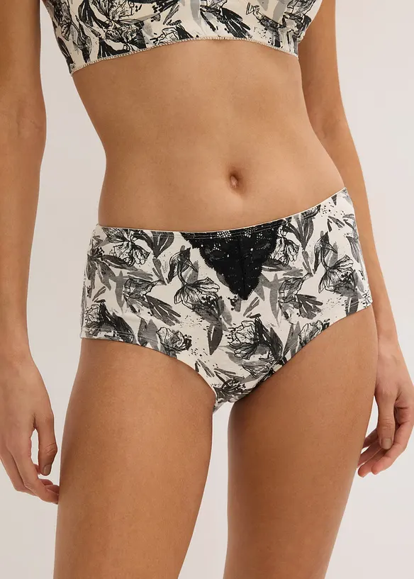 Culotte a vita alta (pacco da 4), bonprix